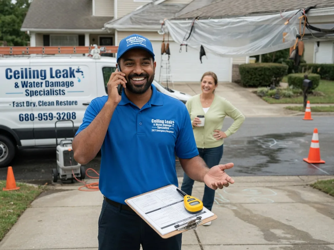 Ceiling Leak Cleanup Carlinville, IL FAQs